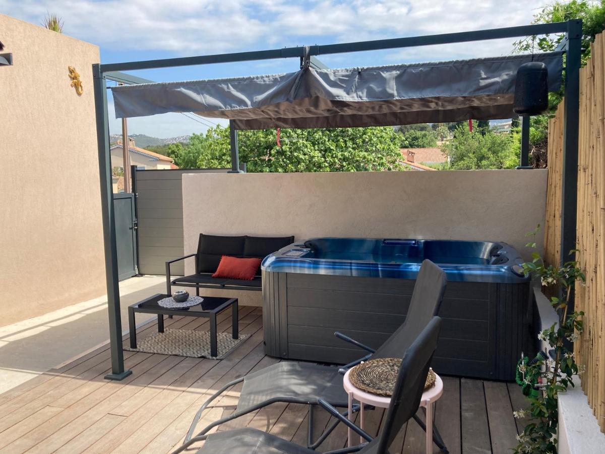 Villa Celina Accessible Pmr Sanary-sur-Mer Exteriör bild